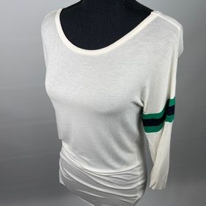 Bailey 44 - Long Sleeve White Jersey Style Shirt